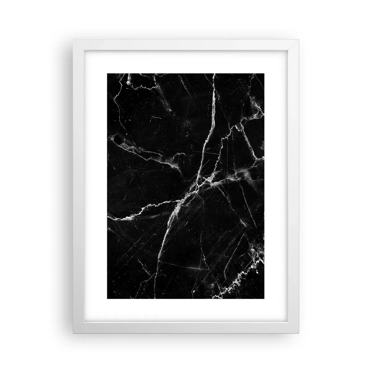 Póster en marco blanco - La vida secreta de la piedra - 30x40 cm