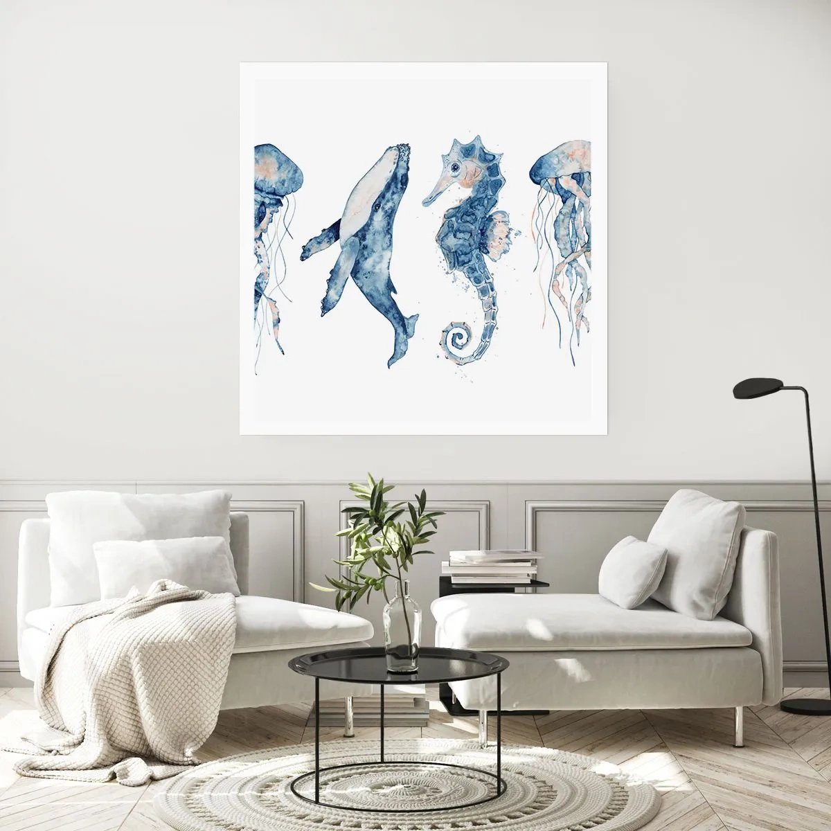 Póster - Fauna marina - 30x30 cm