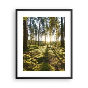 Póster en marco negro - ...Más allá de los siete bosques - 40x50 cm