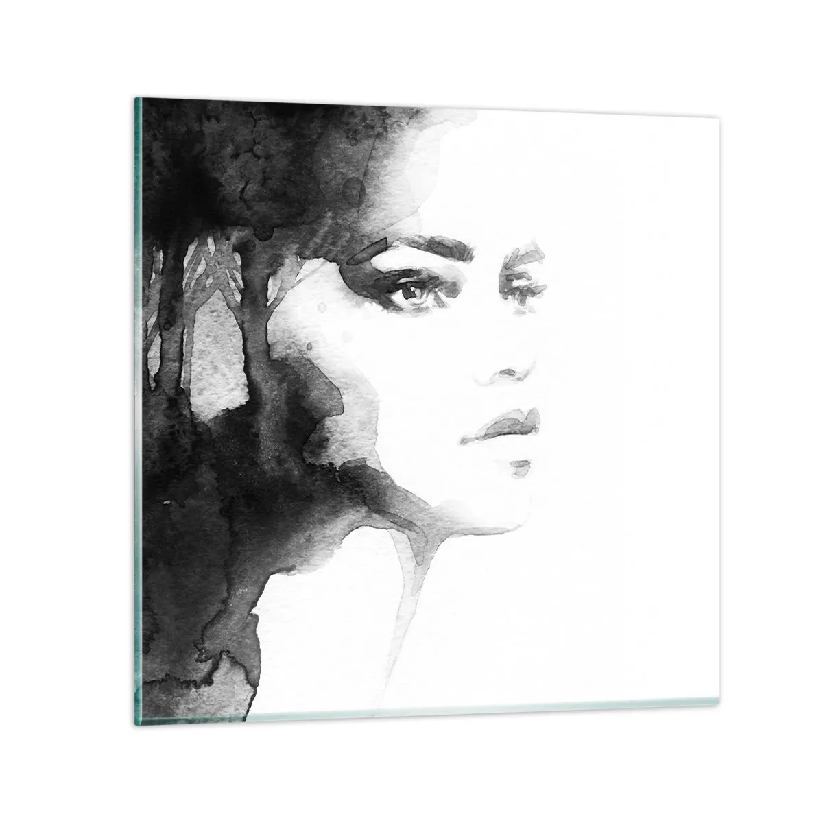 Cuadro sobre vidrio - Impresiones sobre Vidrio - Hecho de misterio y niebla - 40x40 cm