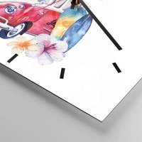 Esfera sin numeración, con rayas