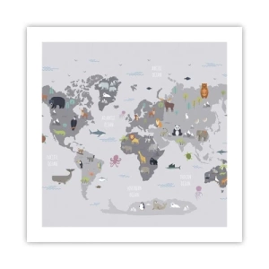 Póster - Dime de dónde eres... - 50x50 cm