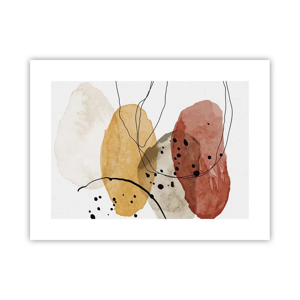 Póster - Líneas y transparencias - 40x30 cm