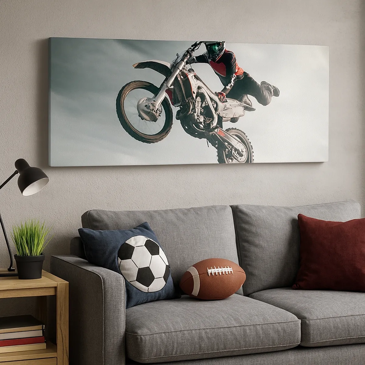 Cuadro sobre lienzo - Impresión de Imagen - No hay diversión sin riesgo - 30x30 cm