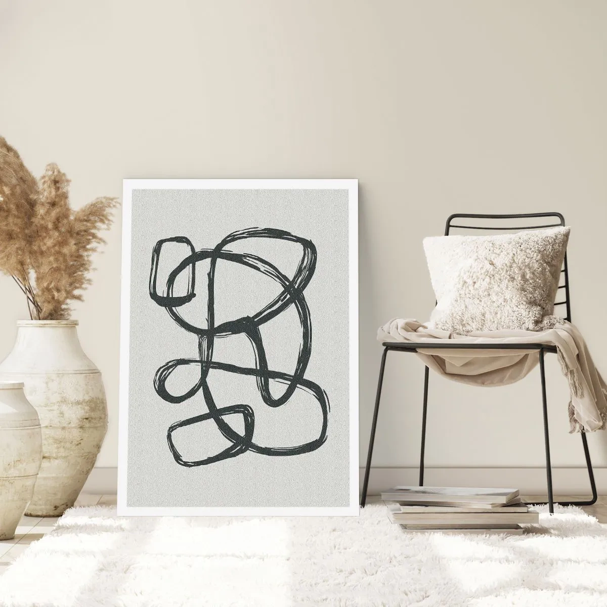 Póster - Abstracción en bucle - 61x91 cm