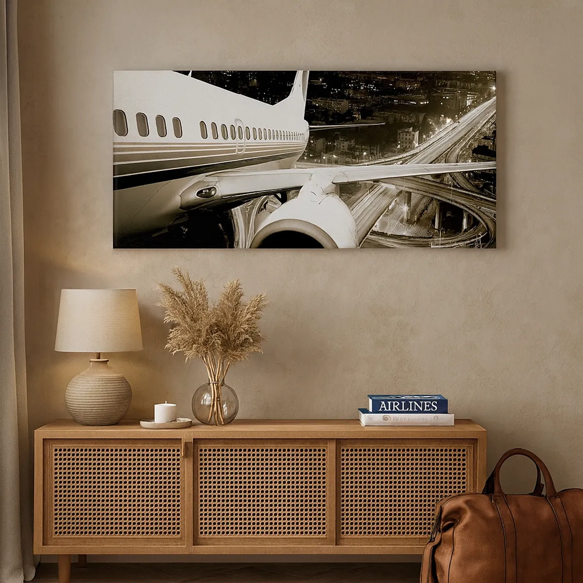 Cuadro sobre lienzo - Impresión de Imagen - Vuela hacia la noche - 30x30 cm