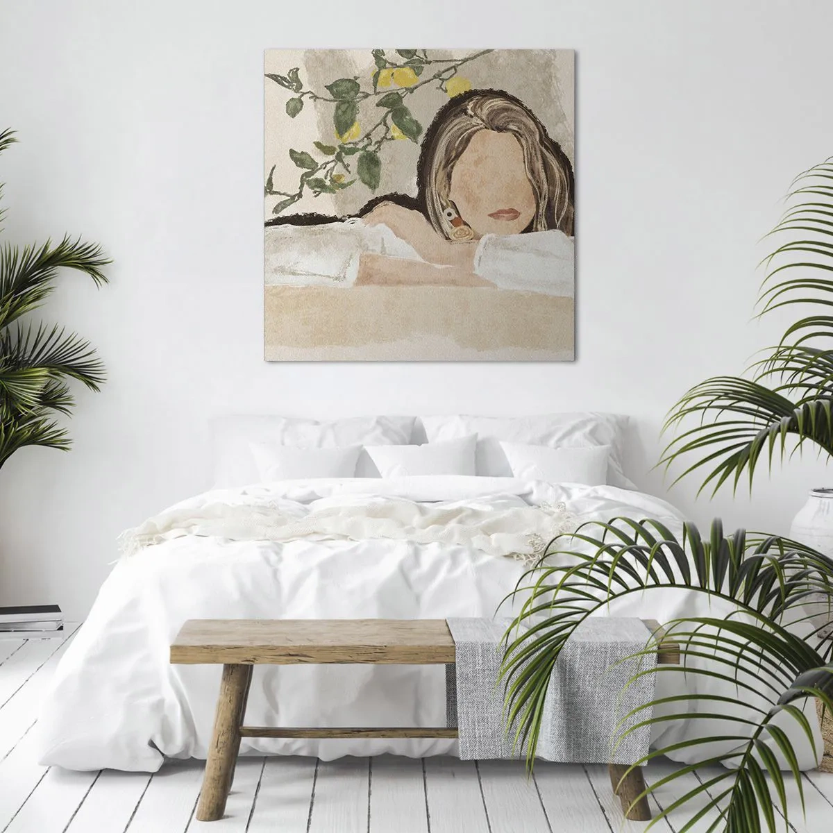 Cuadro sobre lienzo - Impresión de Imagen - La belleza del sur - 60x60 cm