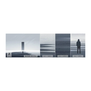 Muestra de fotomural Premium Canvas - ¿Oportunidad o amenaza? - Minimalismo, Moderno, Soledad - 100x30 cm
