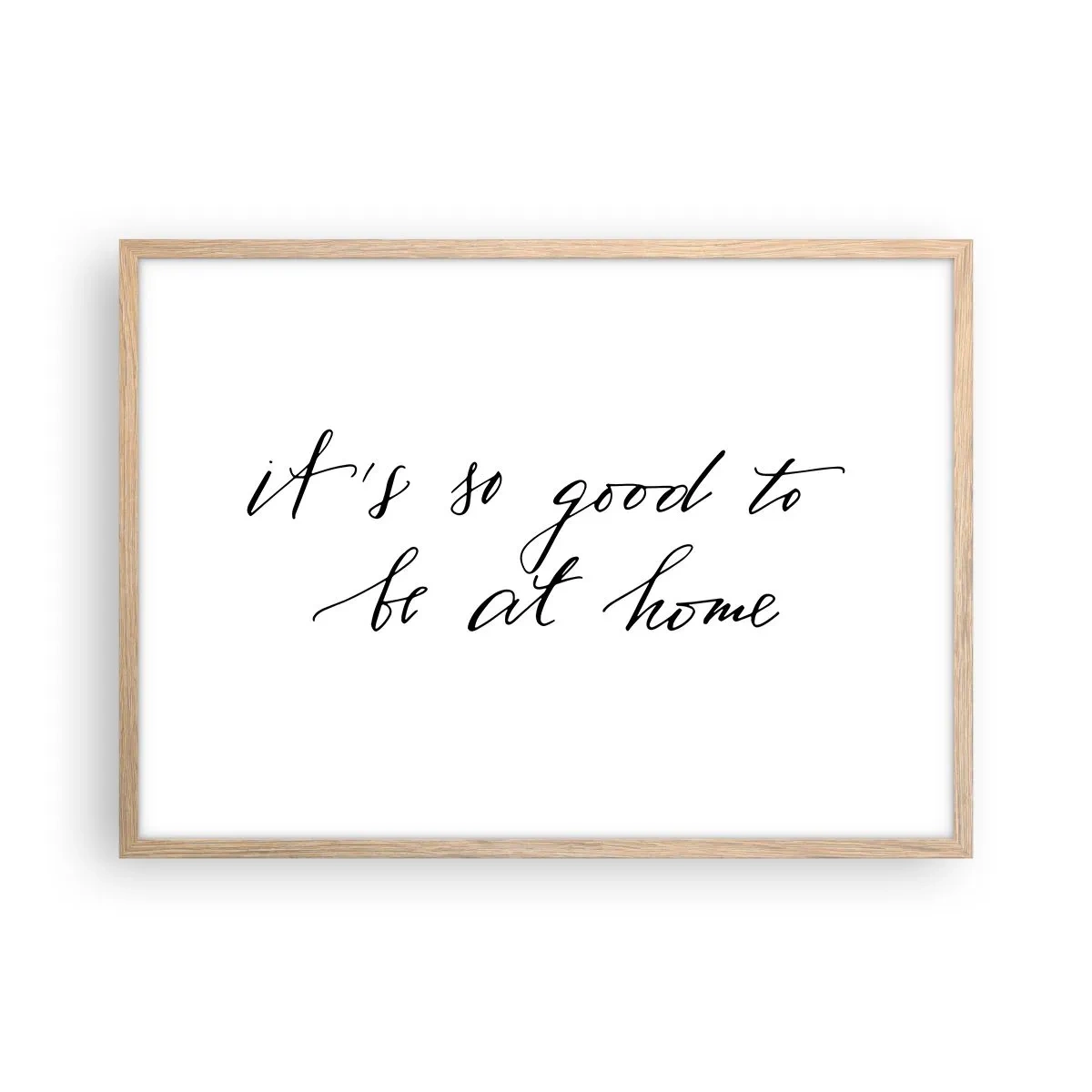 Póster en marco roble claro - Toda la verdad - 70x50 cm