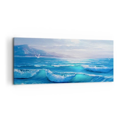 Cuadro sobre lienzo - Impresión de Imagen - Trae consuelo - 100x40 cm