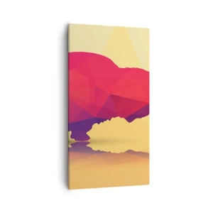 Cuadro sobre lienzo - Impresión de Imagen - Fuerza de bisonte - 55x100 cm