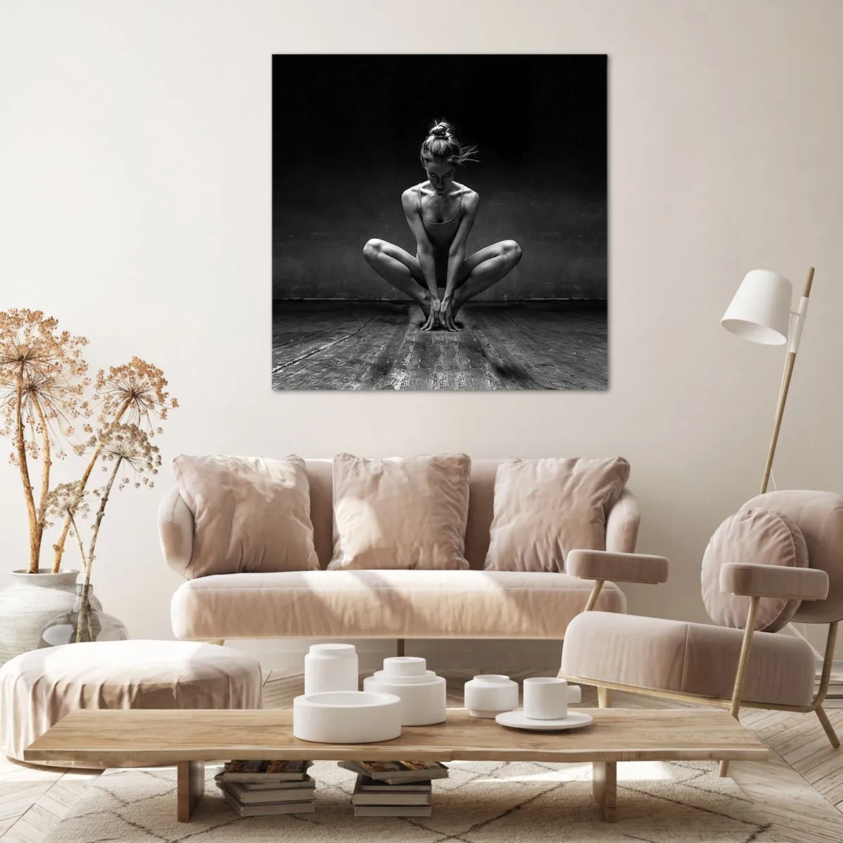 Cuadro sobre lienzo - Impresión de Imagen - Concentración de energía del baile - 50x50 cm