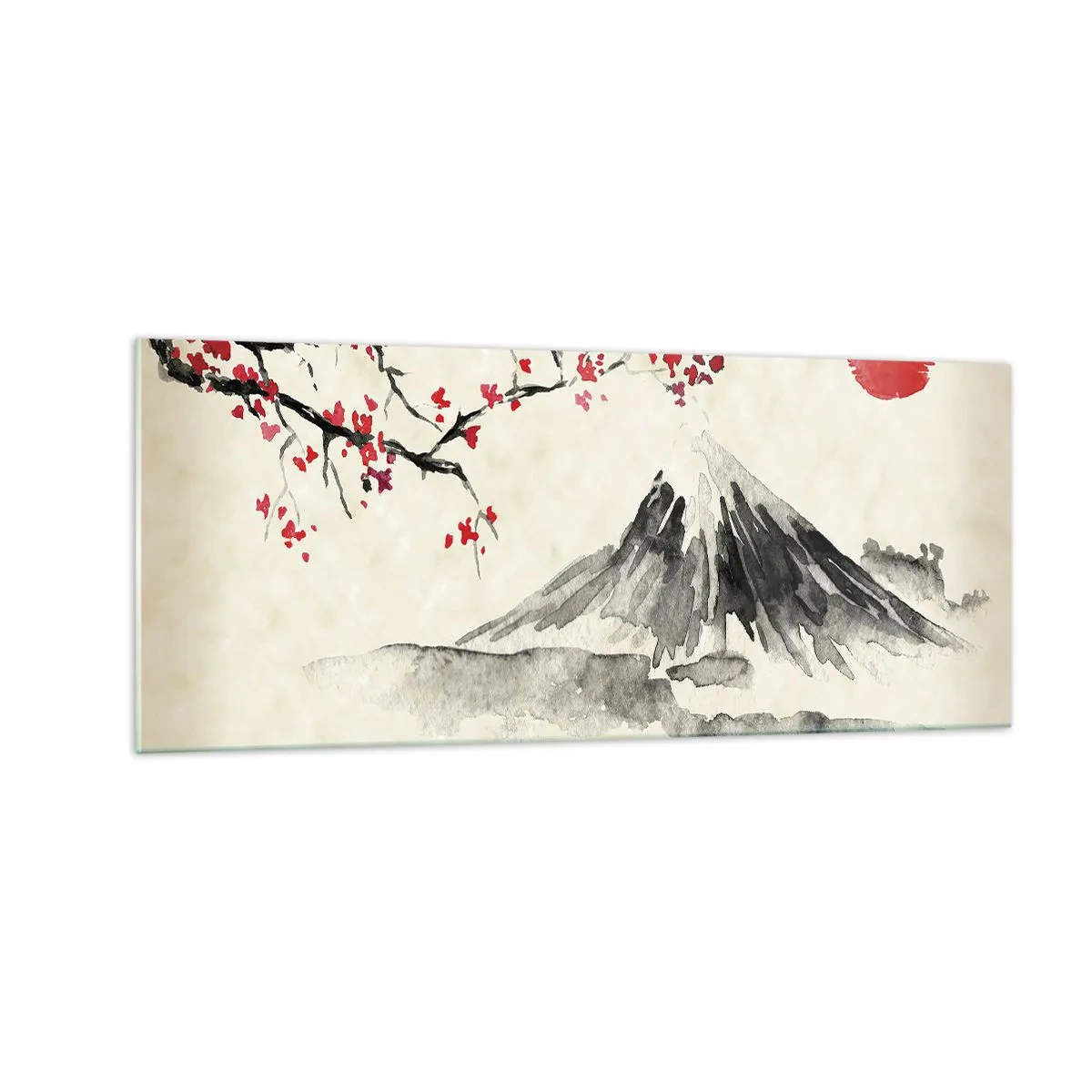 Cuadro sobre vidrio - Impresiones sobre Vidrio - Enamórate de Japón - 100x40 cm