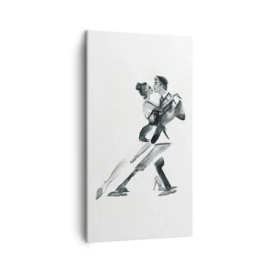 Cuadro sobre lienzo - Impresión de Imagen - Todos al son de la música - 45x80 cm