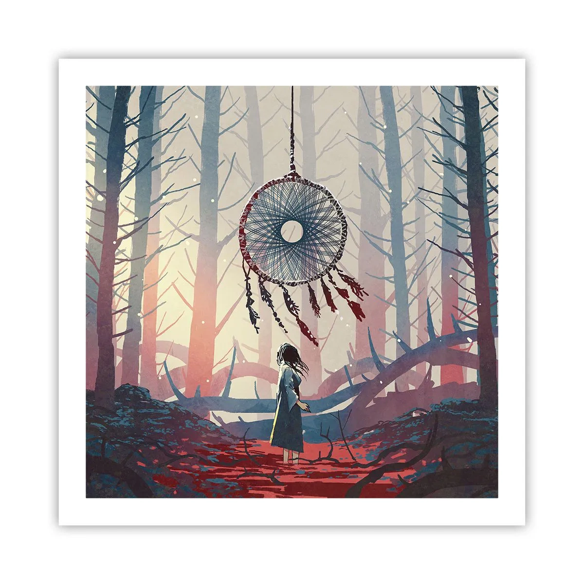 Póster - El ritual secreto de la felicidad - 60x60 cm