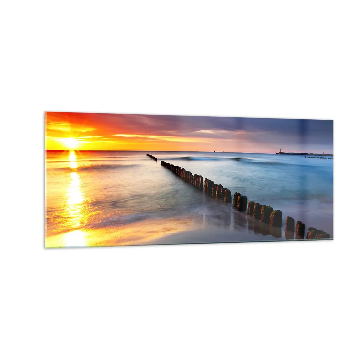 Cuadro sobre vidrio - Impresiones sobre Vidrio - Escuchar el silencio - 100x40 cm