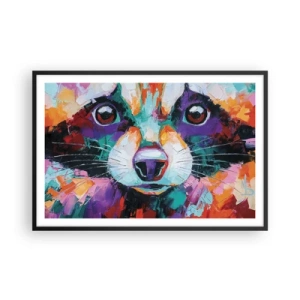 Póster en marco negro - Solo buenas emociones - 91x61 cm