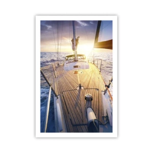 Póster - Corriendo sobre las olas - 61x91 cm