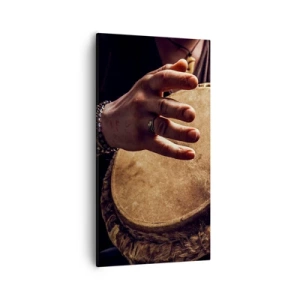 Cuadro sobre lienzo - Impresión de Imagen - En el ritmo del corazón - 55x100 cm