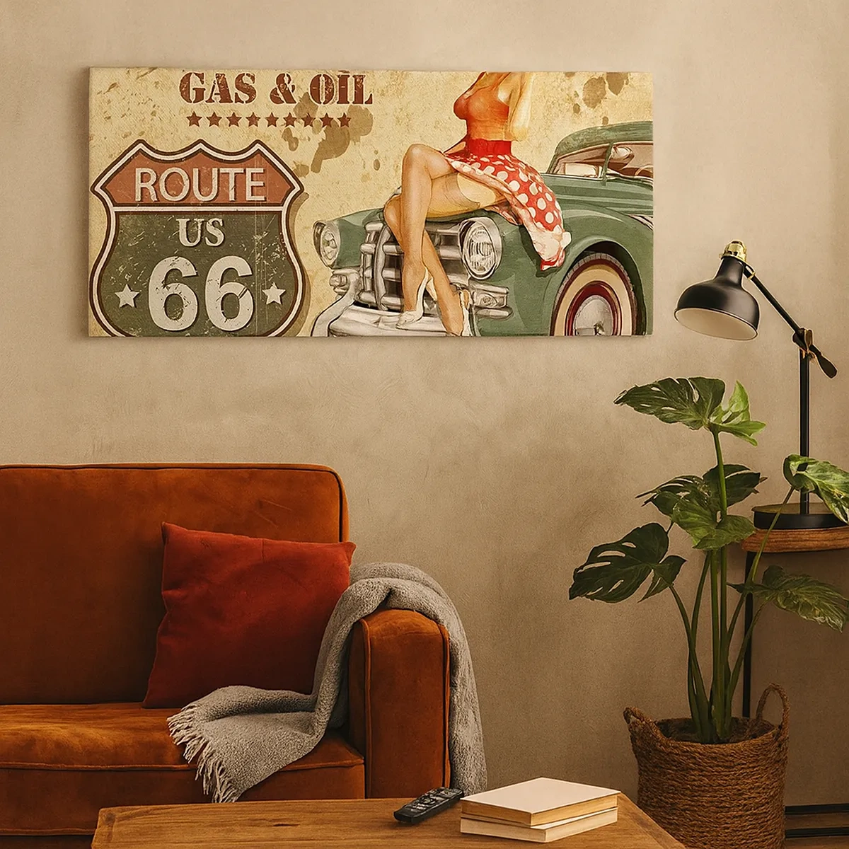 Cuadro sobre lienzo - Impresión de Imagen - Los gloriosos años 40 - 30x30 cm