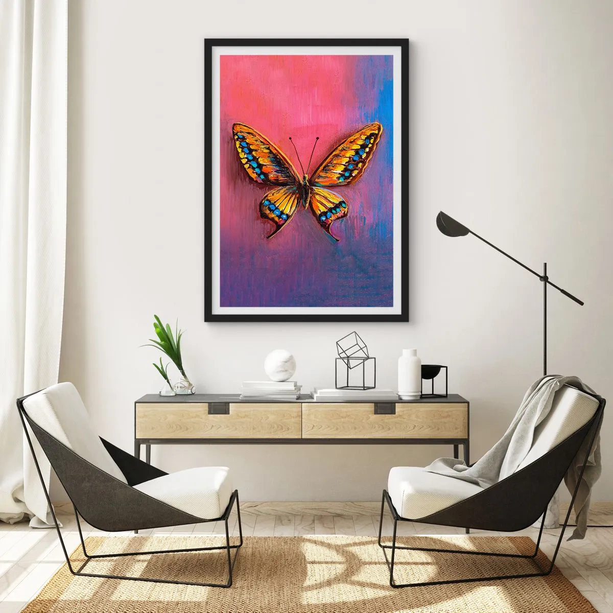 Póster en marco negro - Una joya de la naturaleza - 40x50 cm