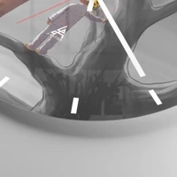 Esfera sin numeración, con rayas