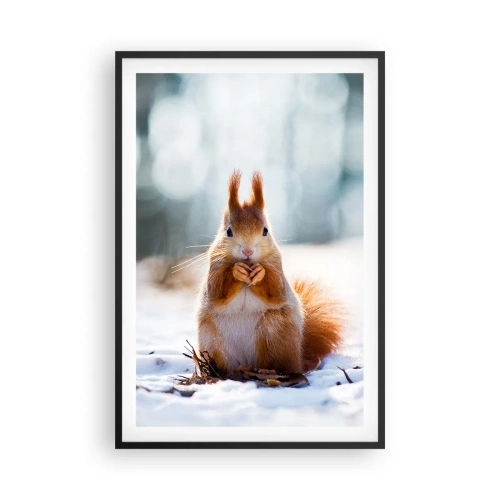 Póster en marco negro - ¿Qué estás mirando? - 61x91 cm