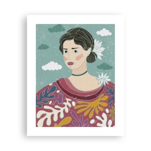 Póster - Con melancolía en la mirada - 40x50 cm