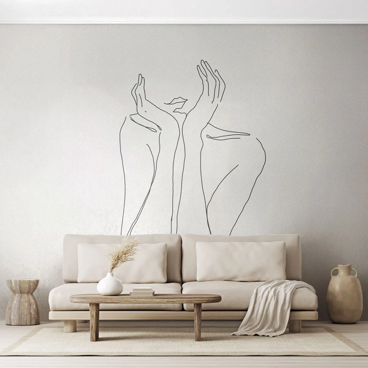 Fotomural Standard Eco - Con qué sueñan las mujeres - Mujer, Gráficos, Pedazo - 350x256 cm