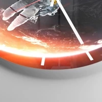 Esfera sin numeración, con rayas