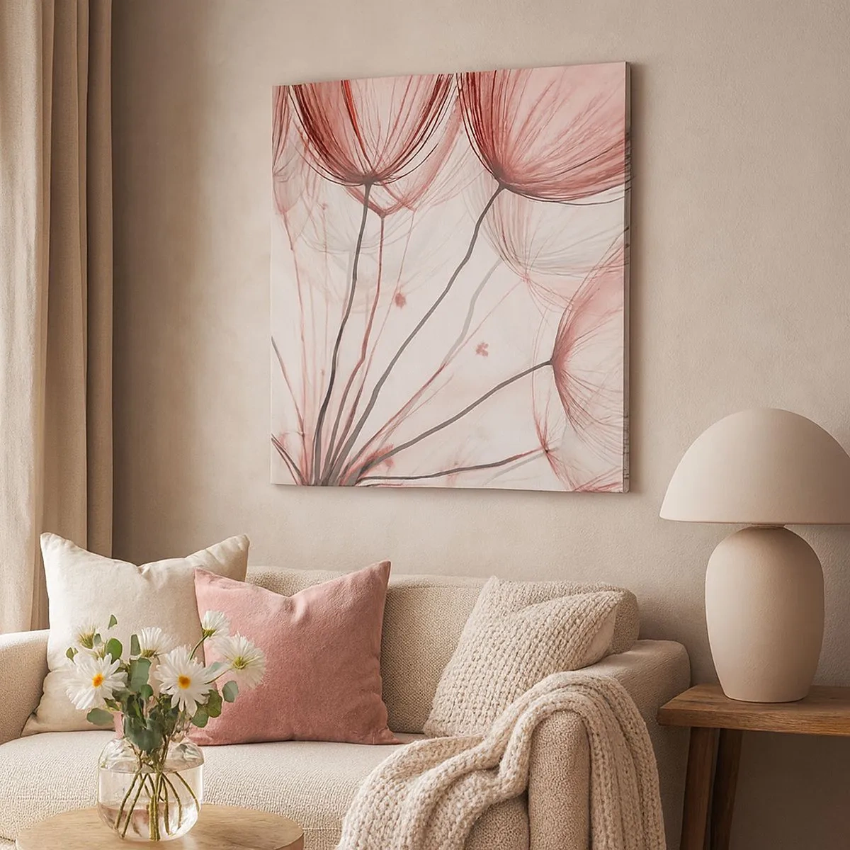 Cuadro sobre lienzo - Impresión de Imagen - Antes de partir - 30x30 cm