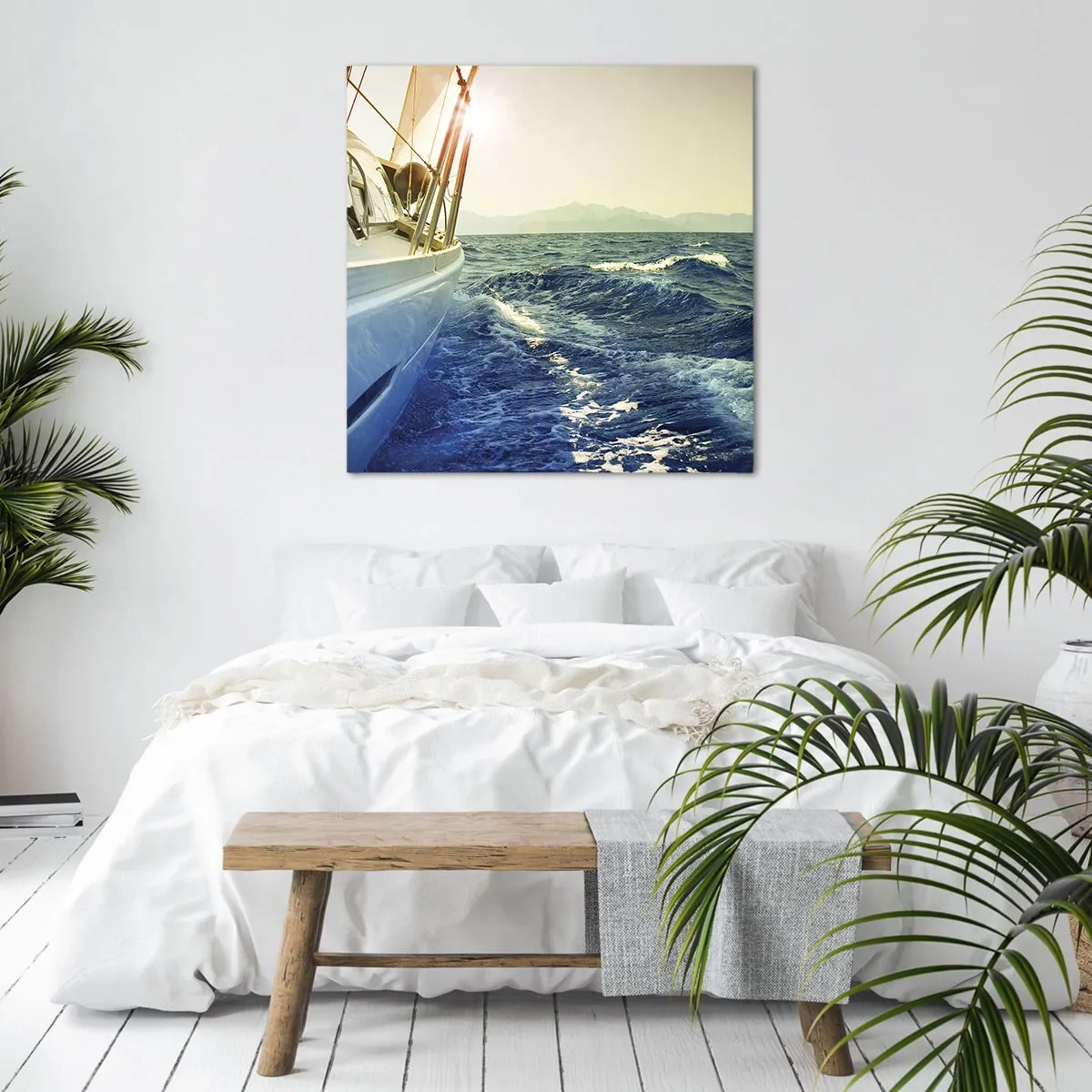 Cuadro sobre lienzo - Impresión de Imagen - Para una aventura - 50x50 cm