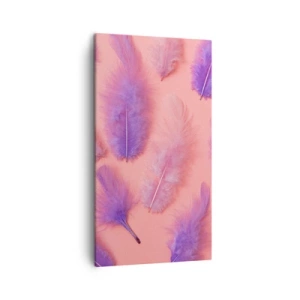 Cuadro sobre lienzo - Impresión de Imagen - Un pájaro lila del deseo - 45x80 cm