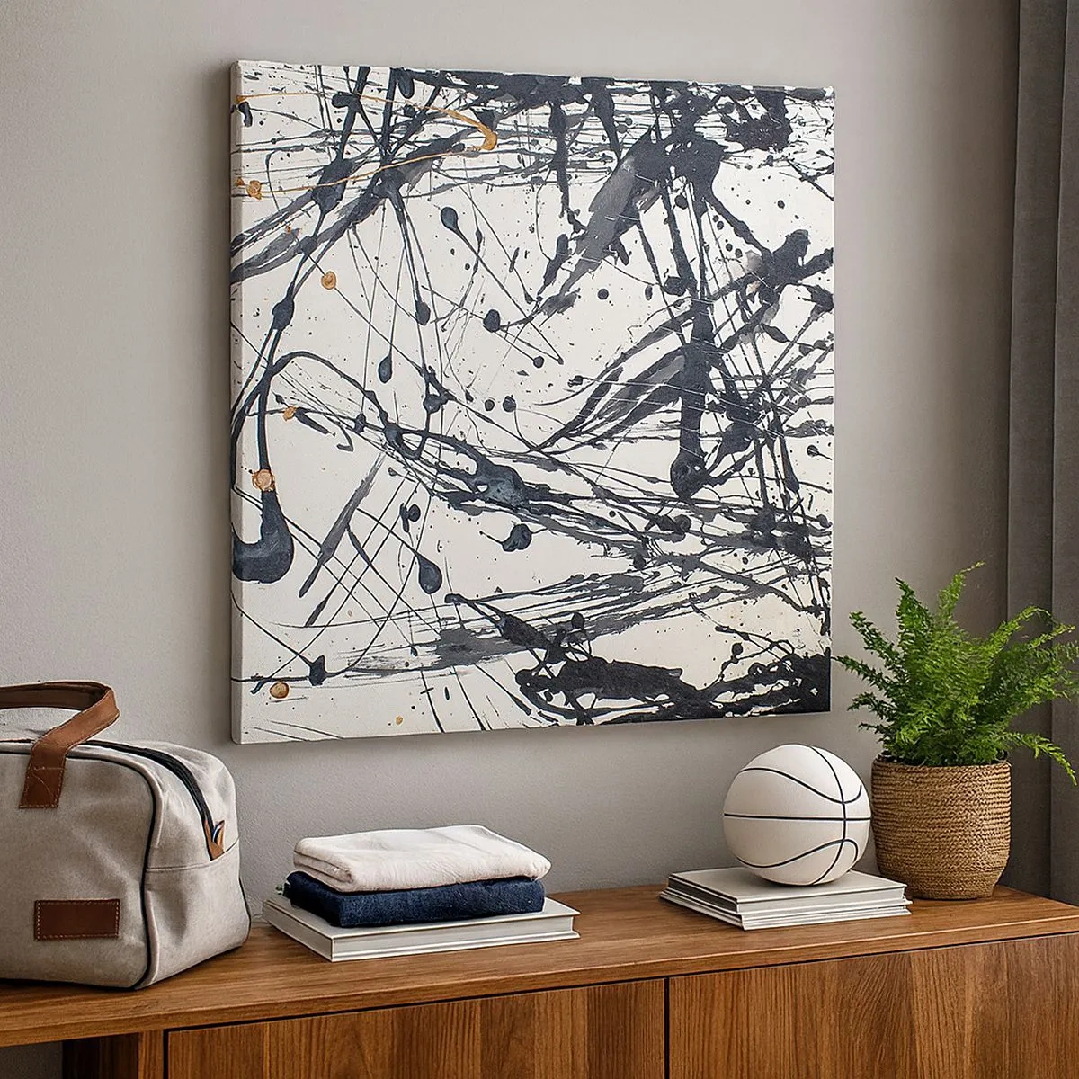 Cuadro sobre lienzo - Impresión de Imagen - ¿Con o sin sentido? - 30x30 cm