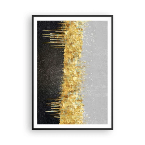 Póster en marco negro - Hacia arriba y hacia abajo - 70x100 cm