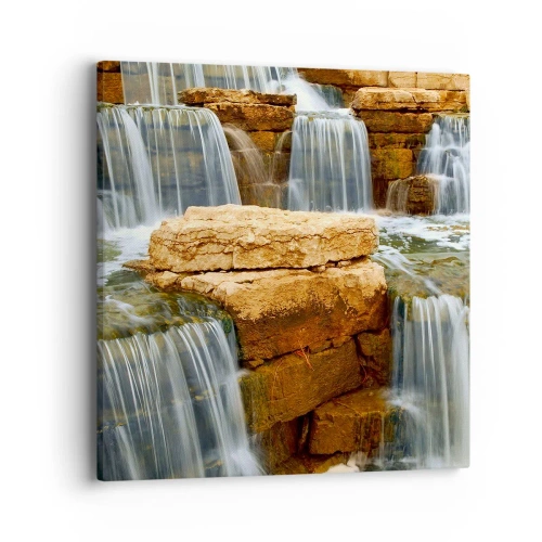 Cuadro sobre lienzo - Impresión de Imagen - Escalera al cielo - 40x40 cm