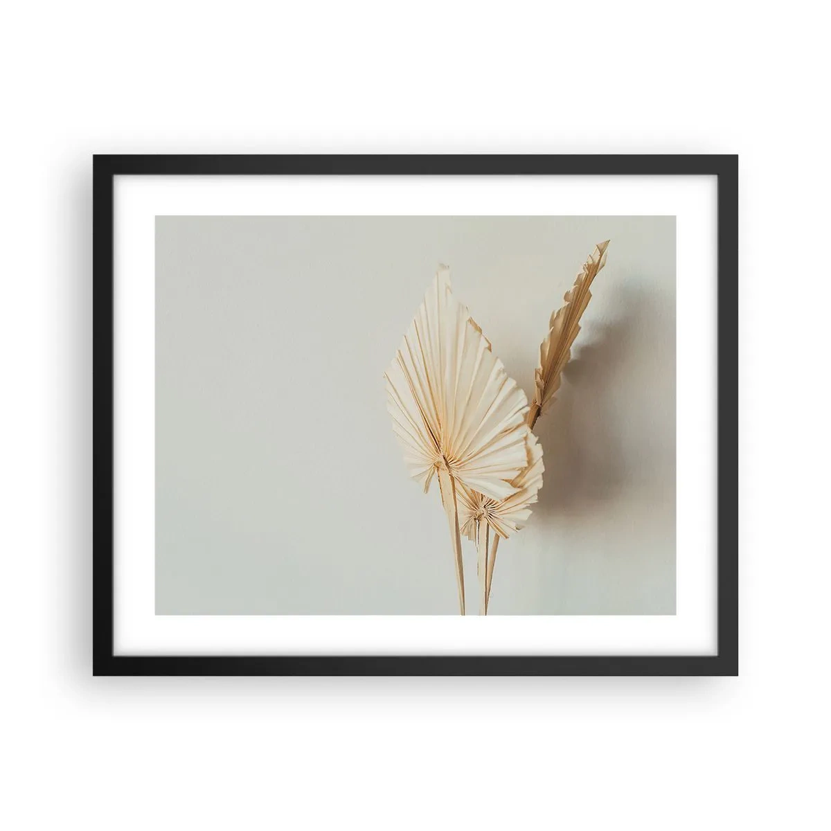 Póster en marco negro - Armonía y consuelo - 50x40 cm