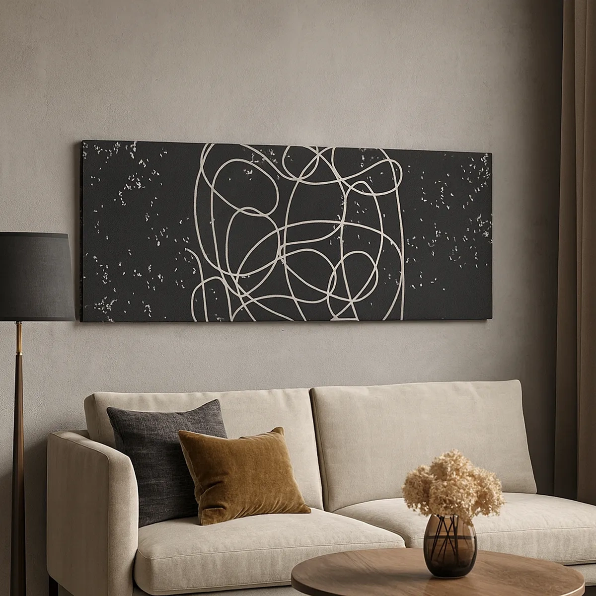 Cuadro sobre lienzo - Impresión de Imagen - Pensamientos errantes - 30x30 cm