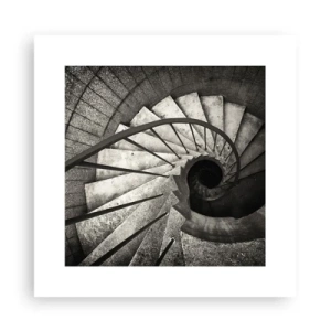 Póster - Escaleras arriba, escaleras abajo - 30x30 cm