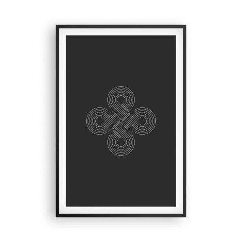 Póster en marco negro - El espíritu celta - 61x91 cm
