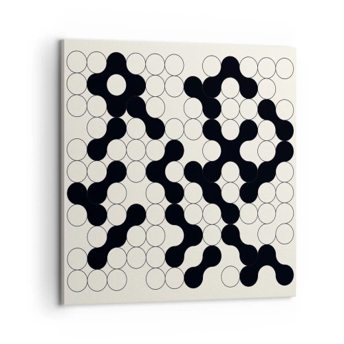 Cuadro sobre lienzo - Impresión de Imagen - Juego chino - una variación - 60x60 cm