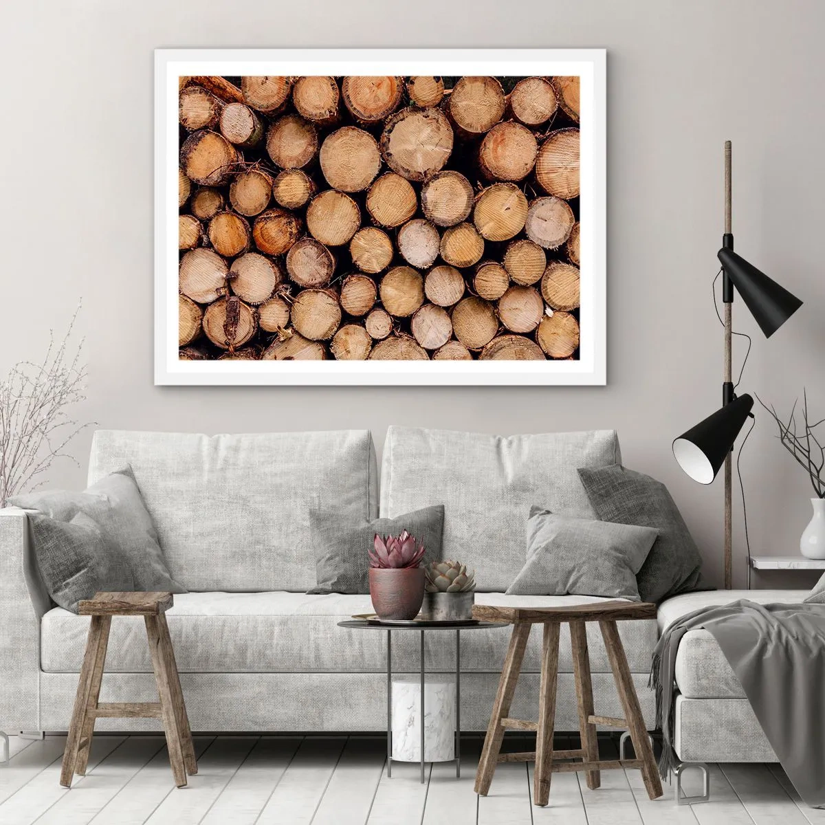 Póster en marco blanco - Un nuevo comienzo - 70x50 cm