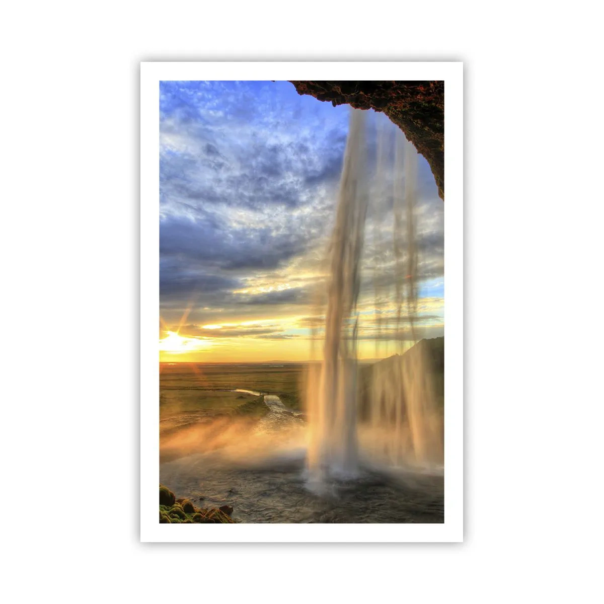 Póster - El mundo tras el velo de las gotas - 61x91 cm