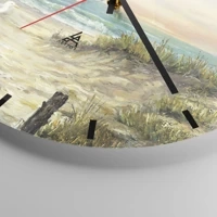 Esfera sin numeración, con rayas