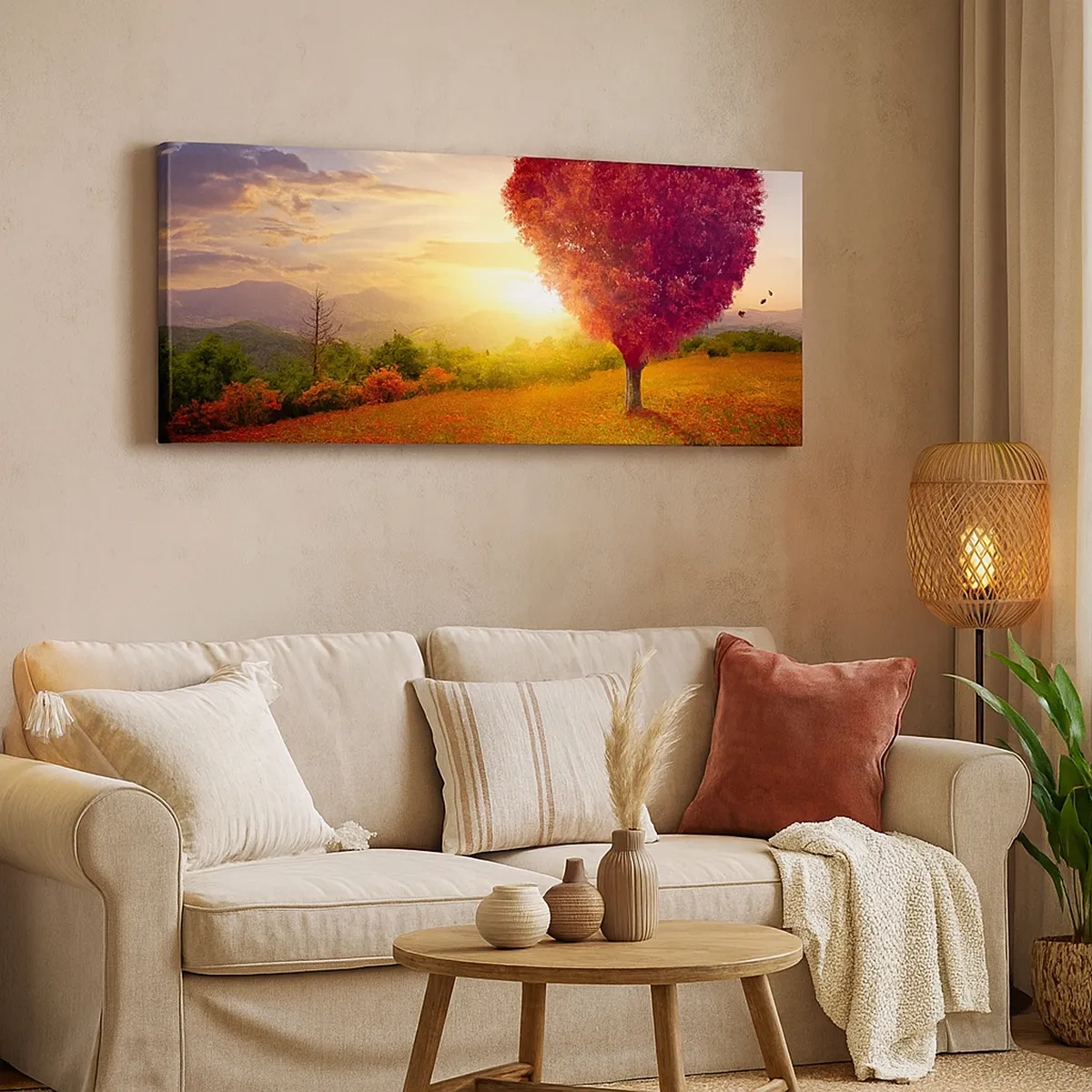 Cuadro sobre lienzo - Impresión de Imagen - Te atrapa el corazón - 30x30 cm