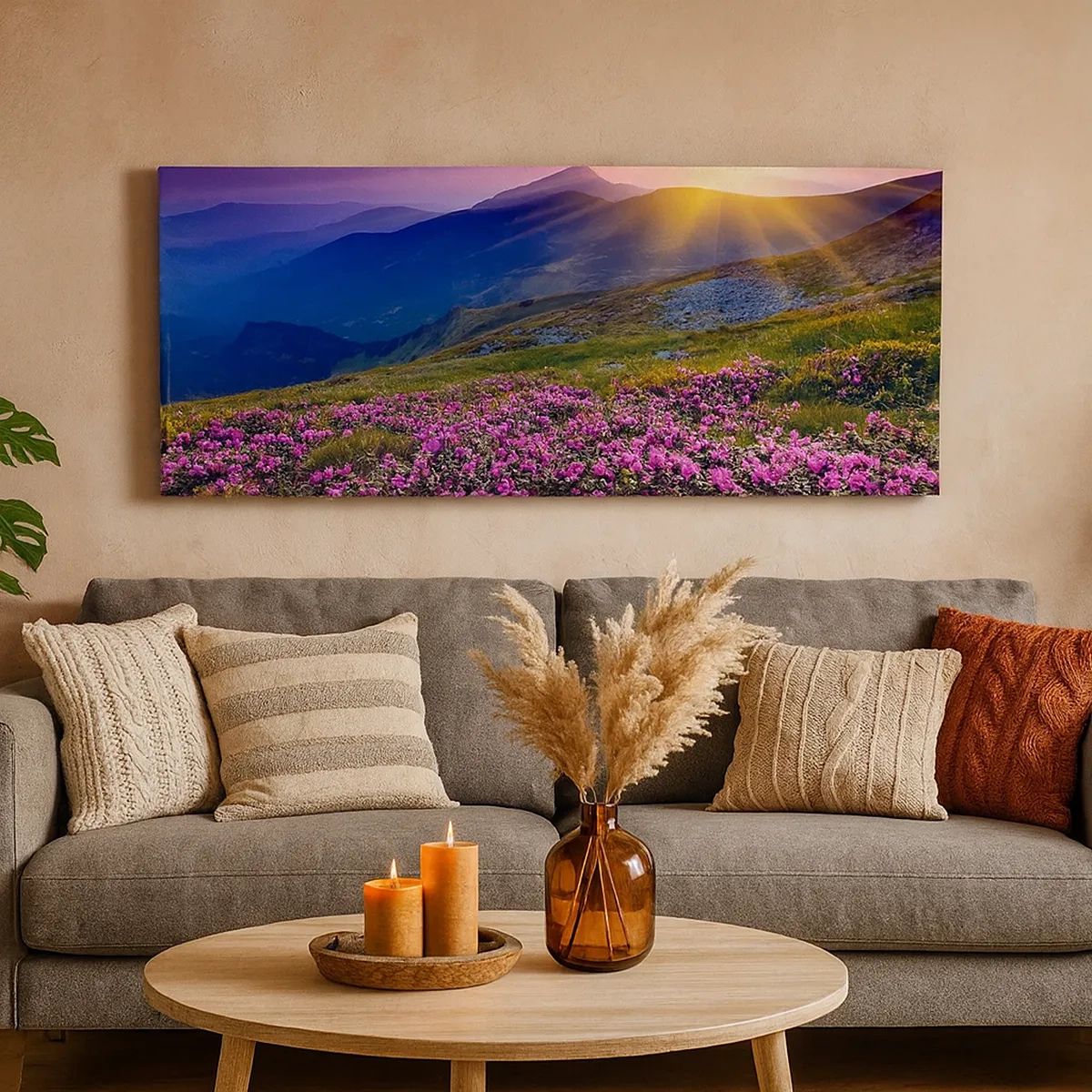 Cuadro sobre lienzo - Impresión de Imagen - ... Y el aroma a hierbas está por todas partes - 30x30 cm