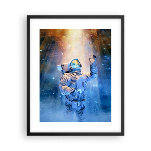 Póster en marco negro - El descubrimiento - 40x50 cm