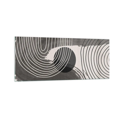 Cuadro sobre vidrio - Impresiones sobre Vidrio - La victoria del óvalo - 100x40 cm