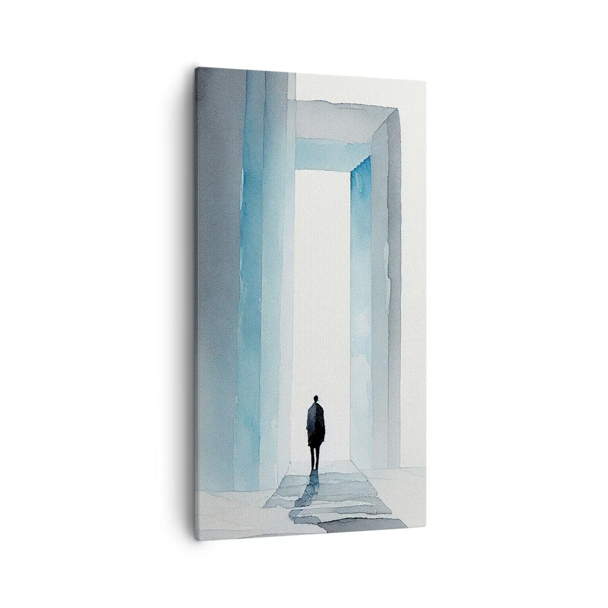 Cuadro sobre lienzo - Impresión de Imagen - Vivir sin límites - 55x100 cm