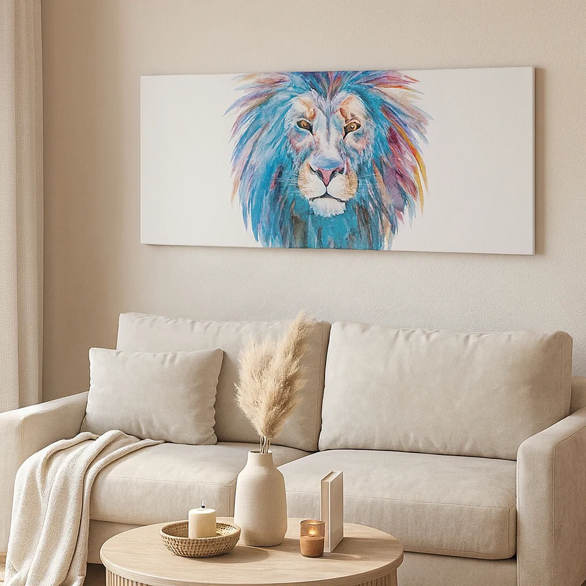 Cuadro sobre lienzo - Impresión de Imagen - Aura electrizante - 30x30 cm